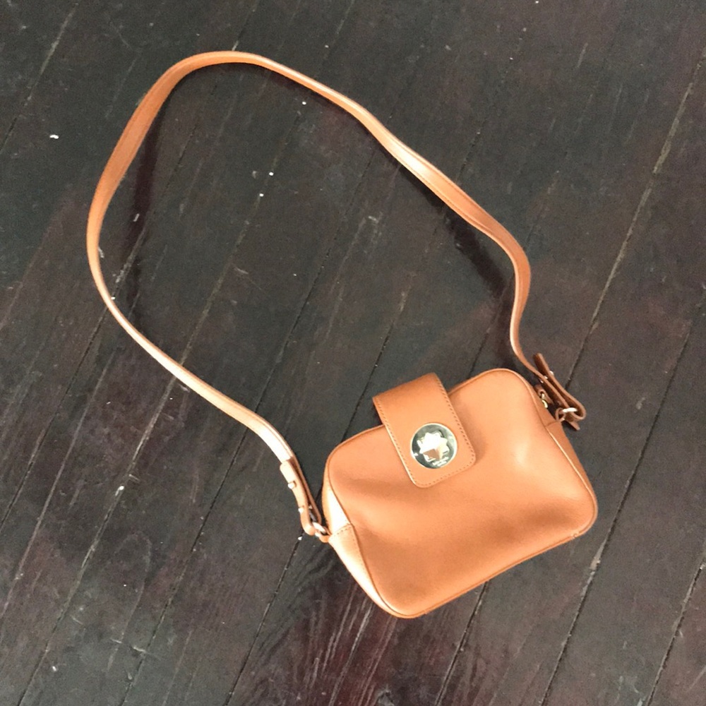 KATE SPADE camel colored crossbody bag